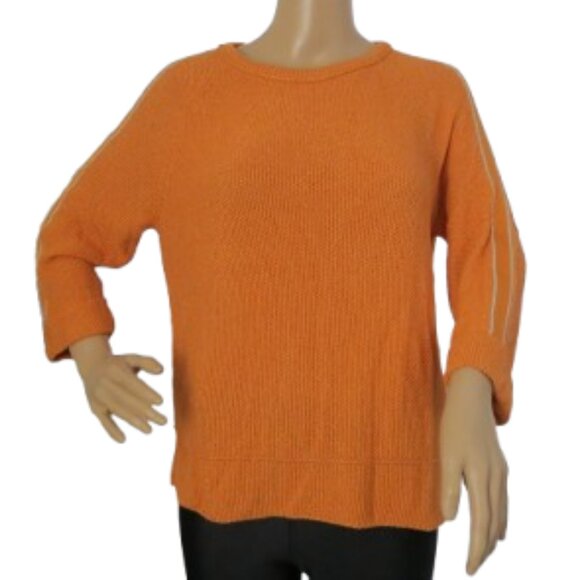 Monari Burnt Orange Long Sleeve Sweater - Picture 1 of 7